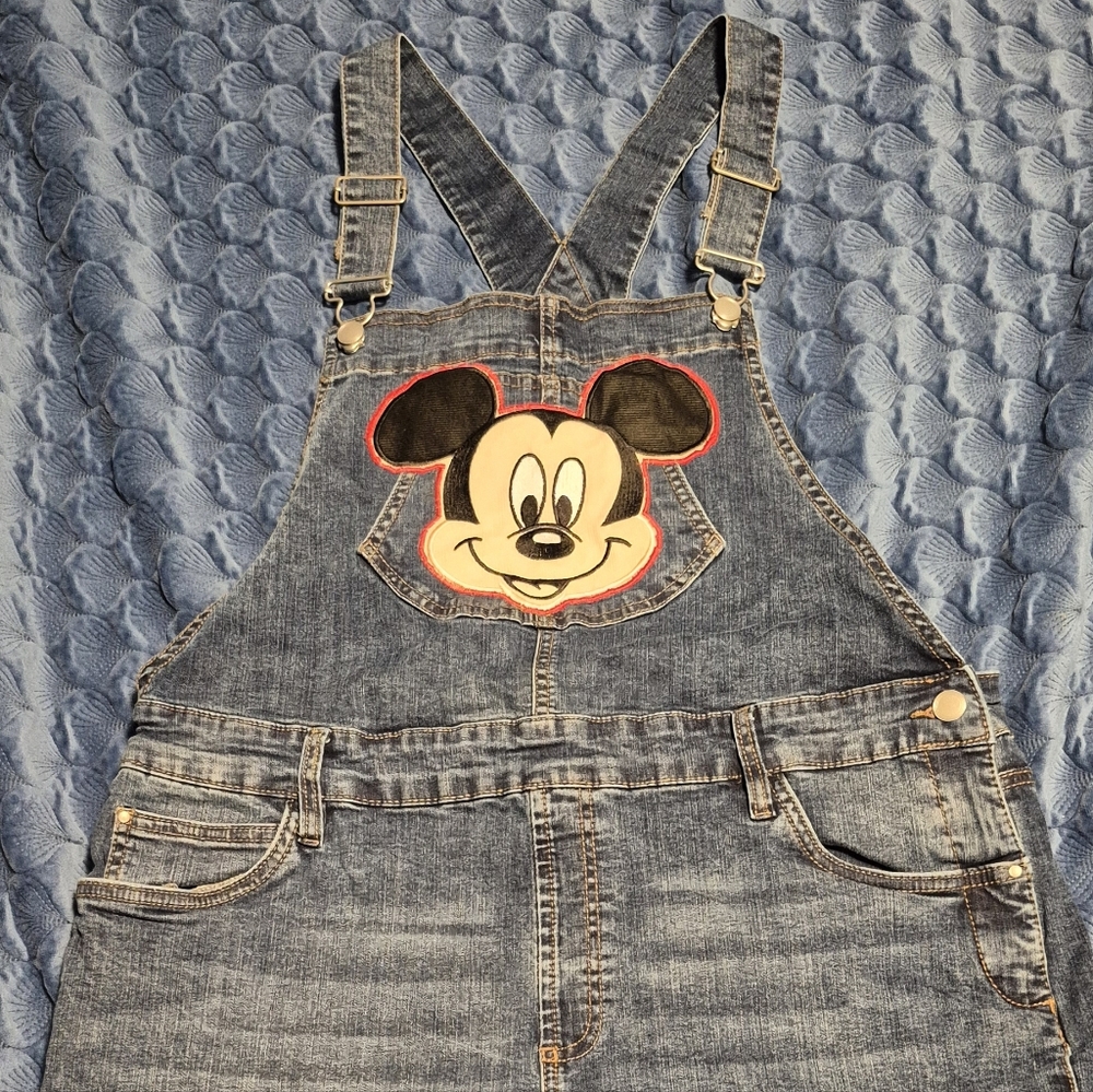 DD77 Custom Mickey Mouse Overall Shorts size XL